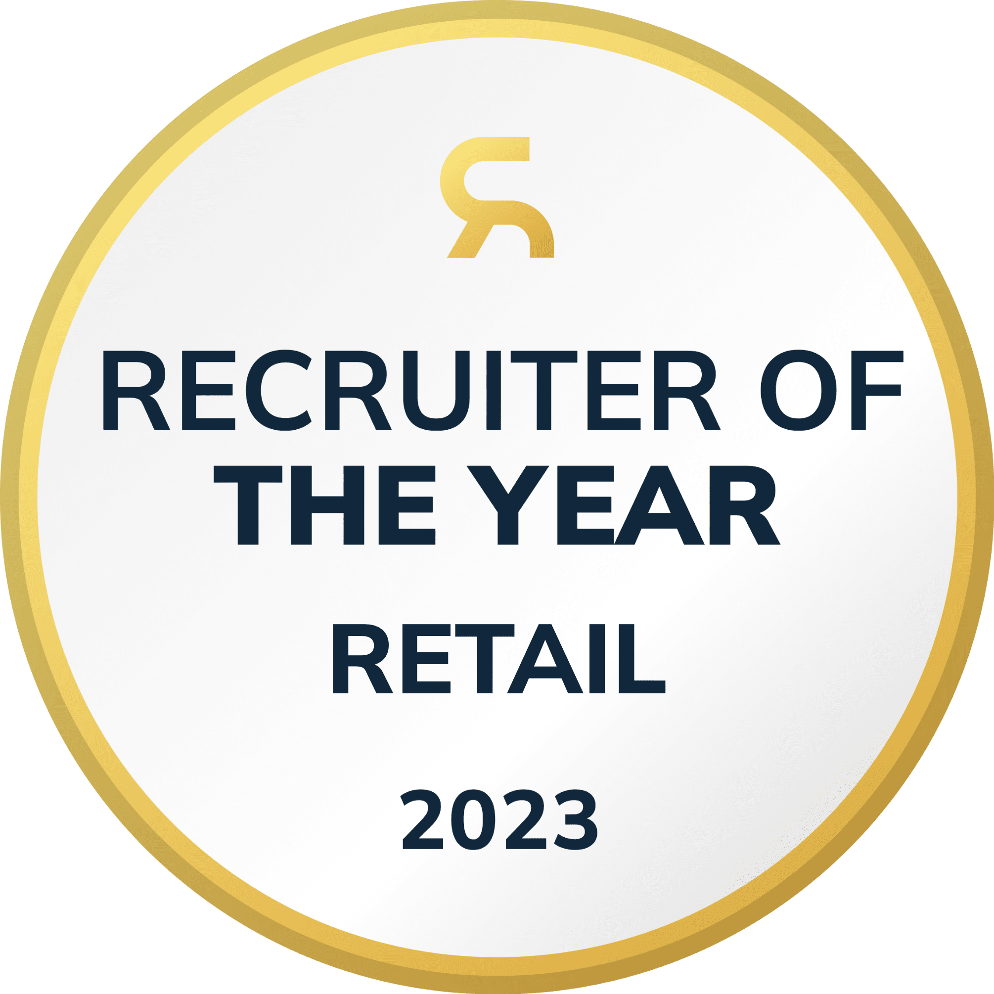 national industry normal badge recruiter of the year retail